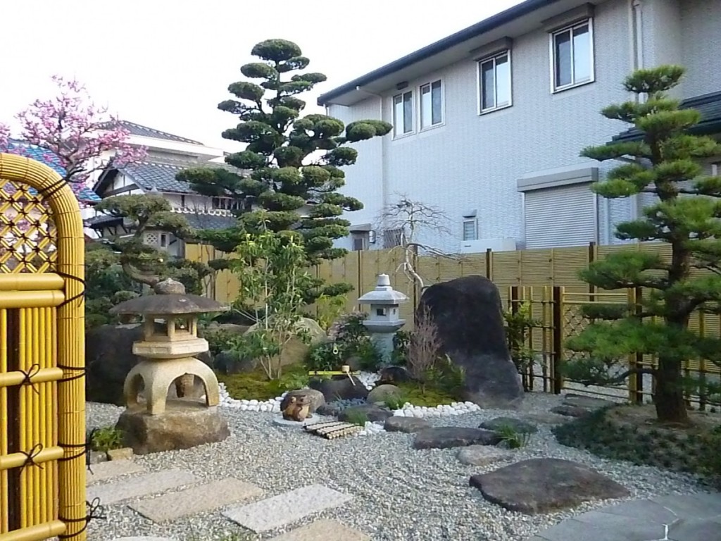 大阪府　河内長野市　Ｏ邸　和風の庭造り、リフォーム