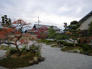 大阪府　堺市東区　Ｋ邸　枯山水の庭 （リフォーム）