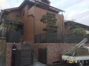 大阪　和泉市　雑木の庭、庭の管理、植木の剪定