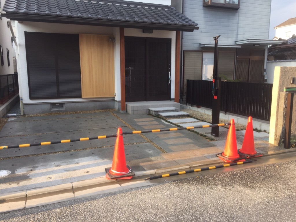 大阪　富田林市　外構工事・エクステリア　完成