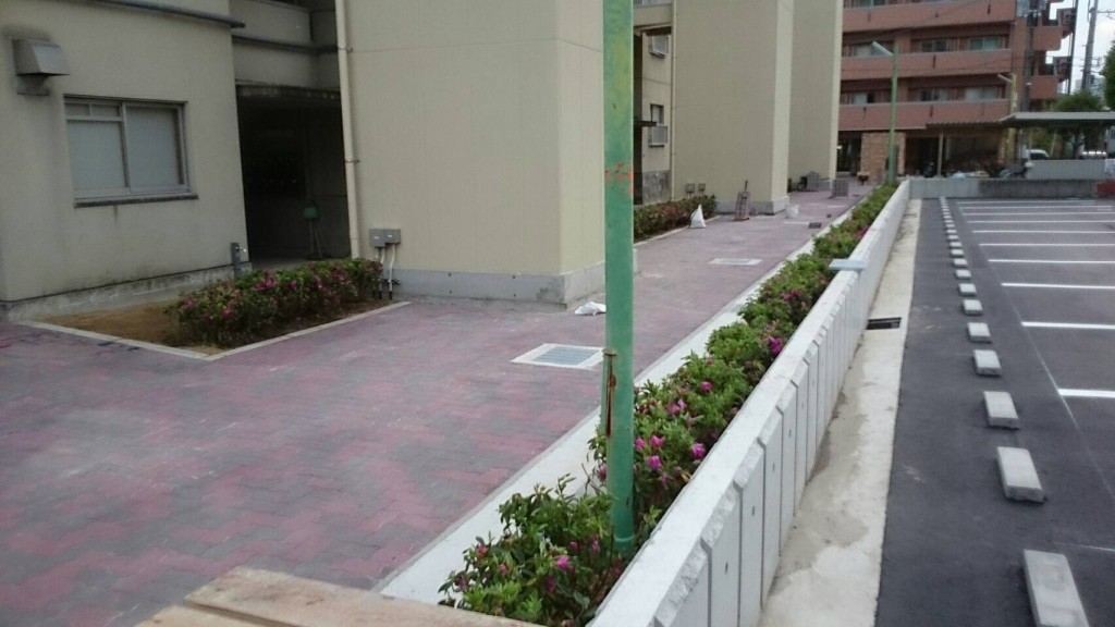 大阪　大阪市東淀川区　植栽工事