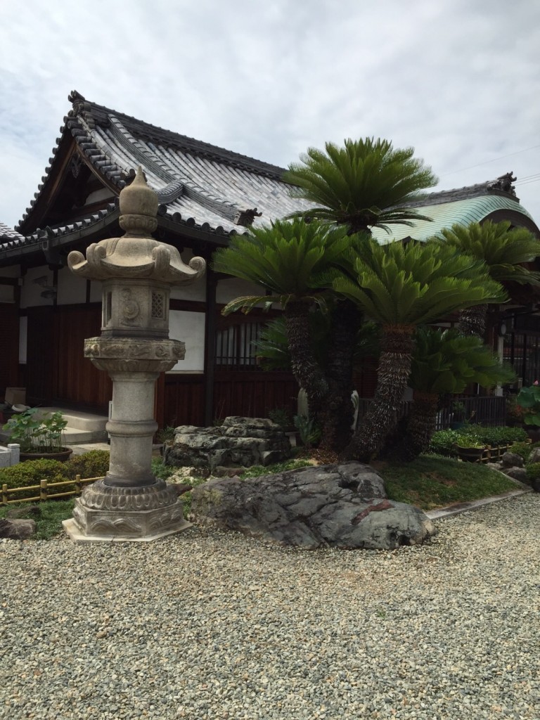 大阪　池田市　Ｈ寺様　寺社仏閣の庭造り、庭のリフォーム