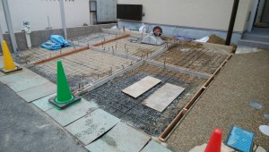 大阪　泉佐野市　外構工事、ガレージ工事