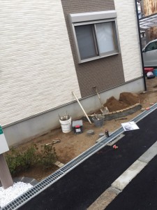 大阪　大阪市長吉出戸　庭のリフォーム