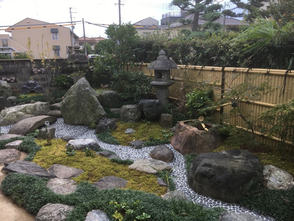 大阪　堺市西区上野芝向ヶ丘　Ｆ様　和風の庭つくり、庭のリフォーム