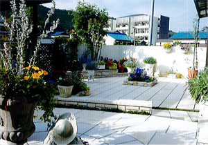 和歌山県　海南市　N邸 南欧風の庭つくり、庭のリフォーム