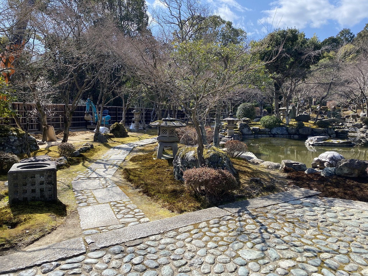 京都　京都市右京区　R寺嵯峨野別院様　庭のリフォーム・植栽工事